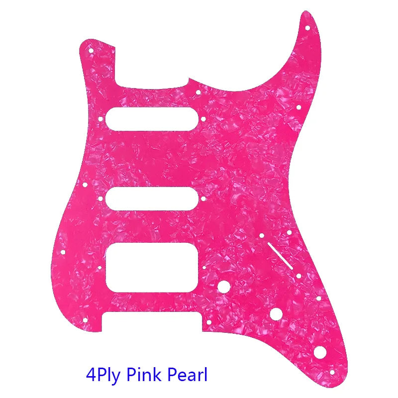 Pickguard para guitarra padrão Strato ST/HSS.