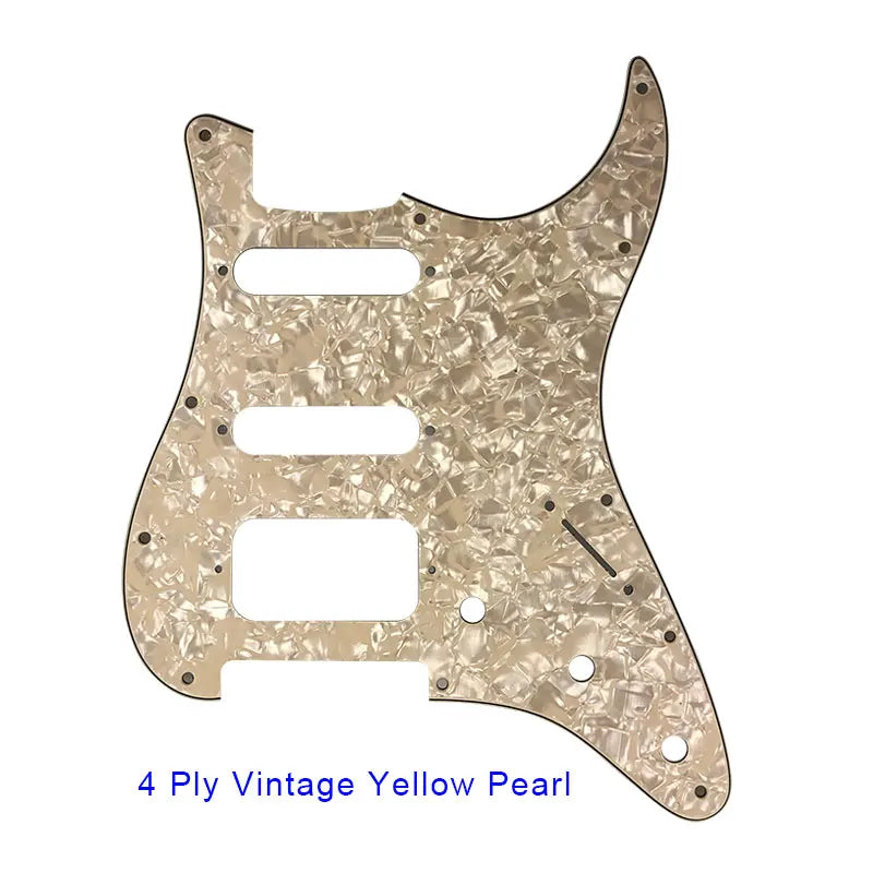 Pickguard para guitarra padrão Strato ST/HSS.