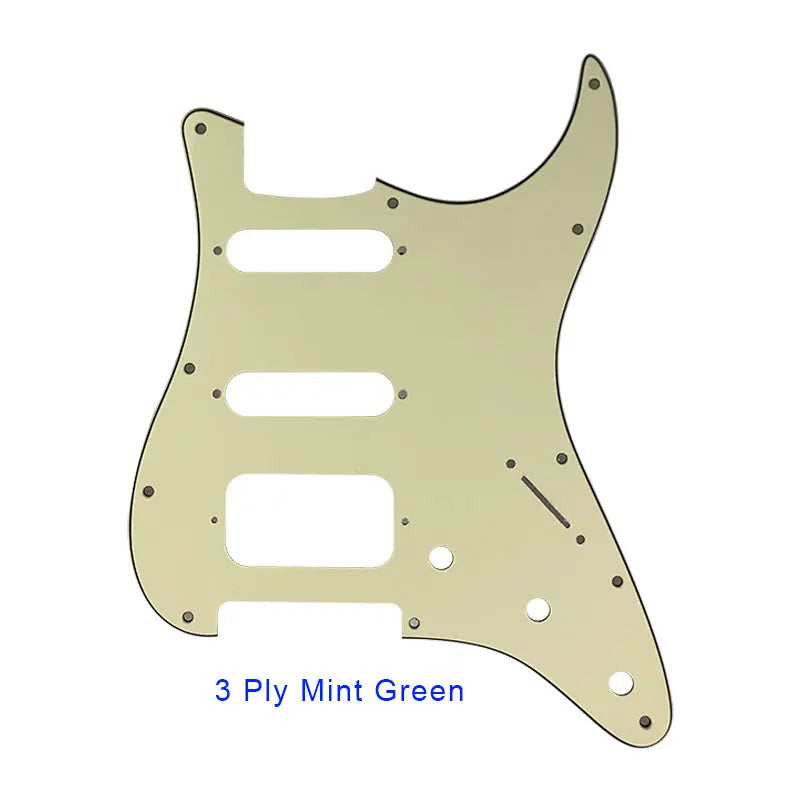 Pickguard para guitarra padrão Strato ST/HSS.