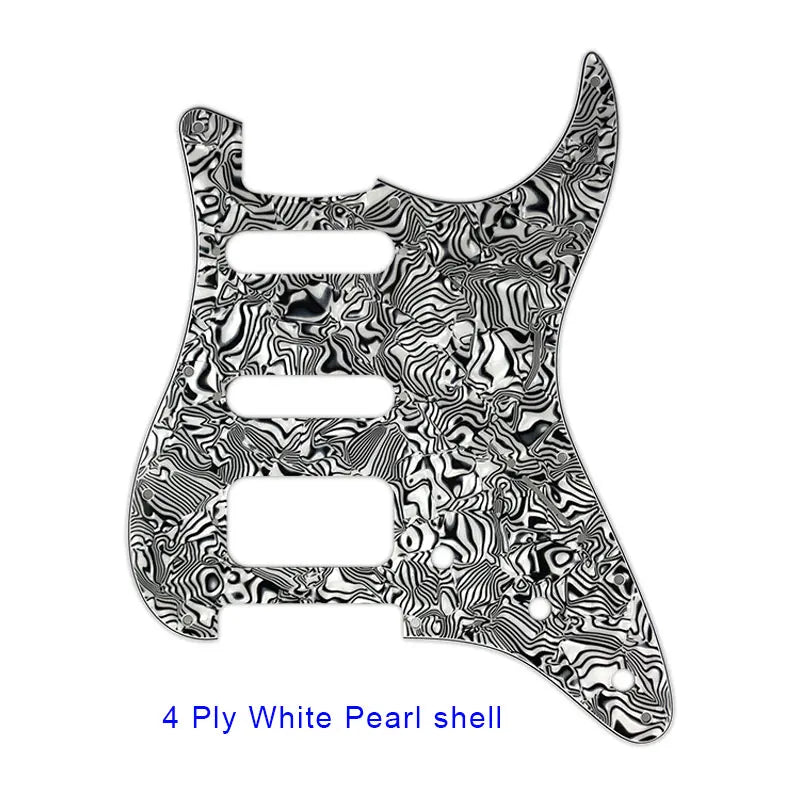 Pickguard para guitarra padrão Strato ST/HSS.