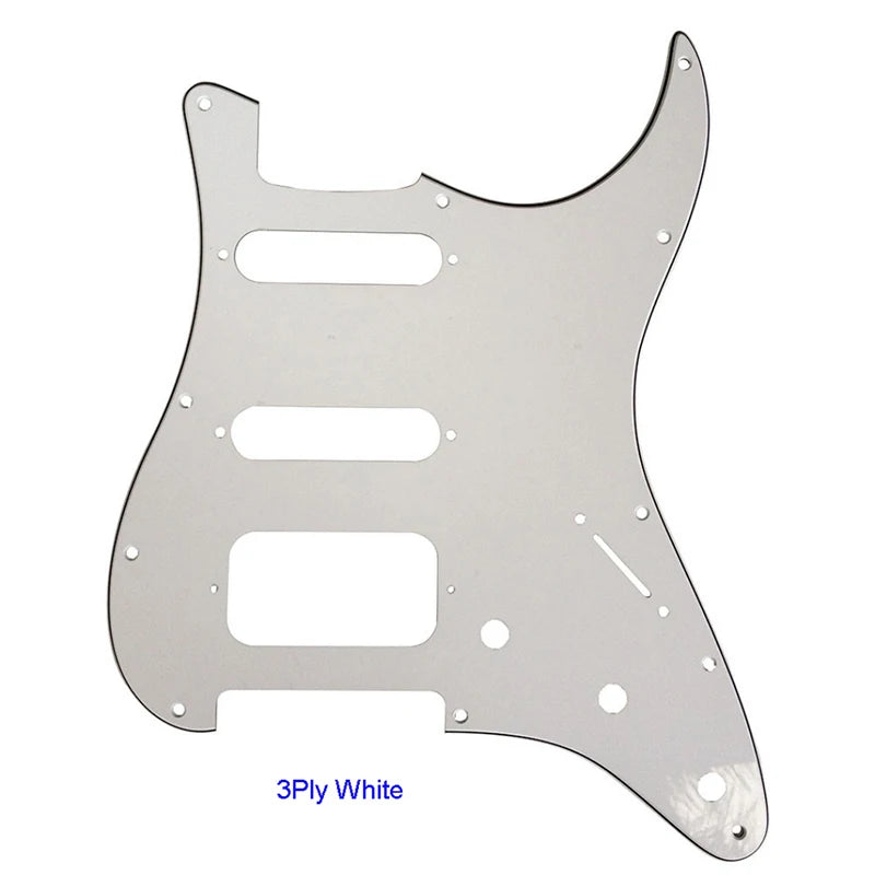 Pickguard para guitarra padrão Strato ST/HSS.