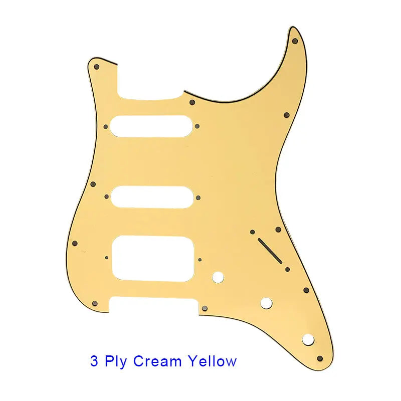 Pickguard para guitarra padrão Strato ST/HSS.