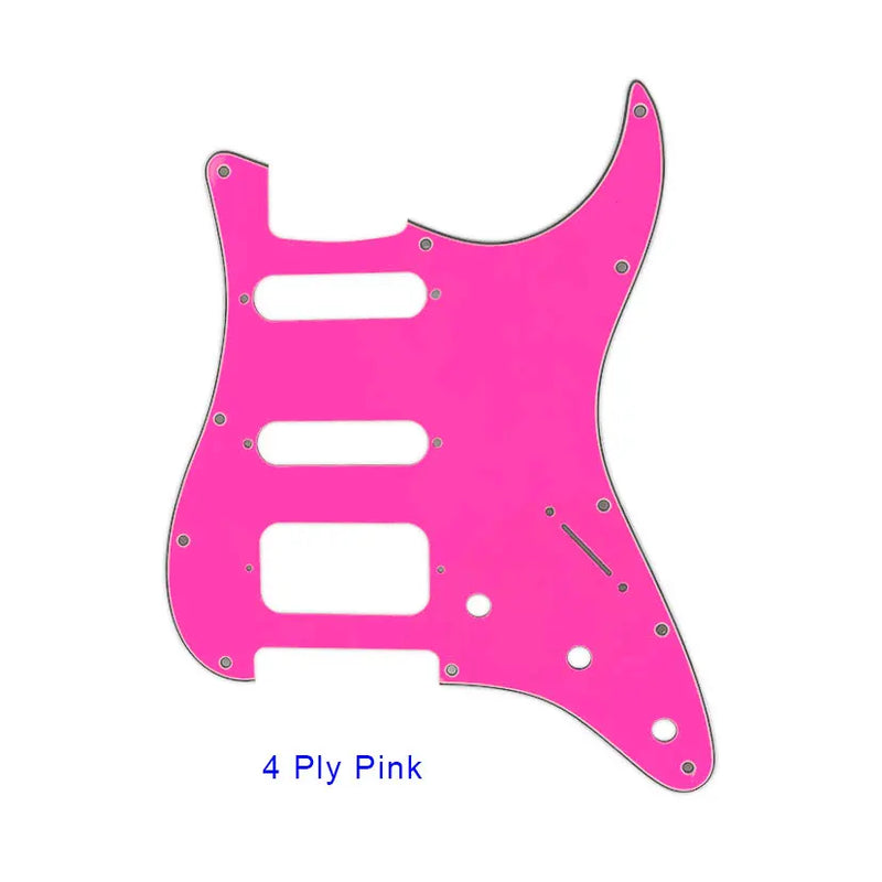 Pickguard para guitarra padrão Strato ST/HSS.