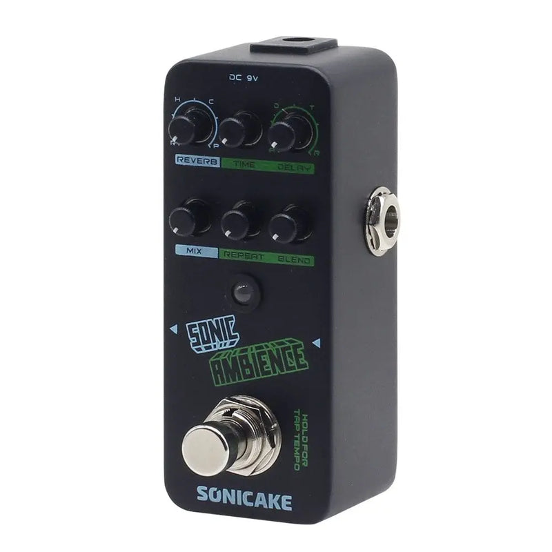 Pedal para Guitarra SONICAKE Sonic Ambience Multi Mode Tap Tempo Delay e Reverb.