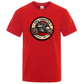 Camiseta estampada Full Throttle Cafe Racer Rockabilly Biker. Unisex.