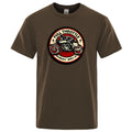 Camiseta estampada Full Throttle Cafe Racer Rockabilly Biker. Unisex.