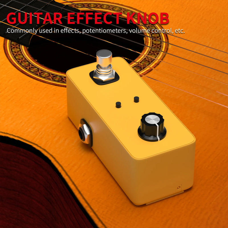 Potenciômetro para guitarra e Amp. Top Controle de Volume Botões Rotativos para Eixo de 6,35mm