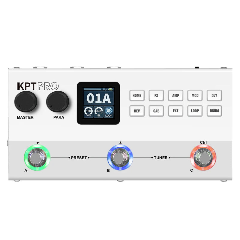 NOVO Pedal de Efeitos para Guitarra TANK G KPTPRO.