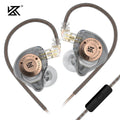 KZ EDX PRO X IEM Fones de ouvido Dynamic Drive HiFi Deep Bass Sound Earbud Sport Music.  Fone de ouvido com cancelamento de ruído e cabo destacável.