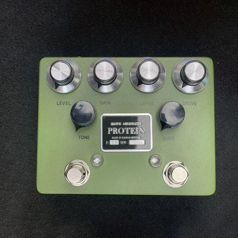 Pedal de distorção e overdrive para guitarra.  LY-ROCK BR0WNE PROTEIN.