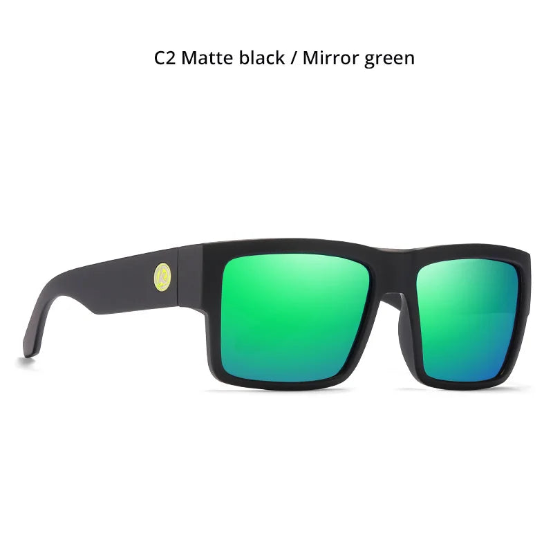 Óculos masculino KDEAM Classic Square Polarized Sports. Proteção Uv 400.