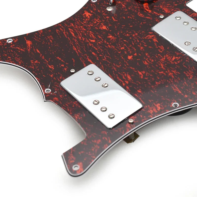 Captadores para guitarra. Set completo. Pickguard de divisão de bobina Push-Pull com dois pré-cabeamentos ST, HH, 7,5K, 15K.