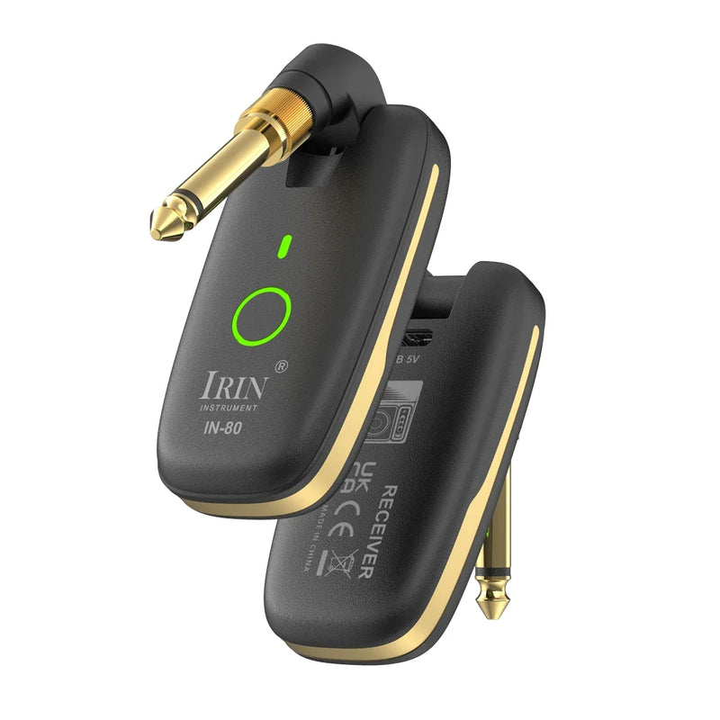 Guitar Wireless System IRIN IN-80. Transmissor e receptor de Guitarra Sem fio.