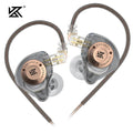 KZ EDX PRO X IEM Fones de ouvido Dynamic Drive HiFi Deep Bass Sound Earbud Sport Music.  Fone de ouvido com cancelamento de ruído e cabo destacável.