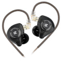 KZ EDX PRO X IEM Fones de ouvido Dynamic Drive HiFi Deep Bass Sound Earbud Sport Music.  Fone de ouvido com cancelamento de ruído e cabo destacável.