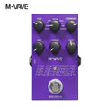 Pedal de delay digital M-vave Elemental. Delay para guitarra, modo TAP e HOLD.