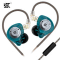 KZ EDX PRO X IEM Fones de ouvido Dynamic Drive HiFi Deep Bass Sound Earbud Sport Music.  Fone de ouvido com cancelamento de ruído e cabo destacável.