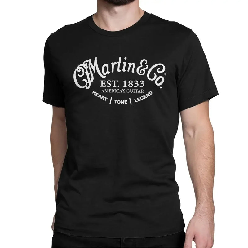 Camiseta Masculina Manga Curta, estilizada guitar.