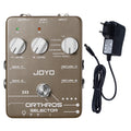 Pedal de efeito de guitarra JOYO JF-24, 6 modos de loop Canal de controle independente Pedal de guitarra com A/B 2 loops de linha.