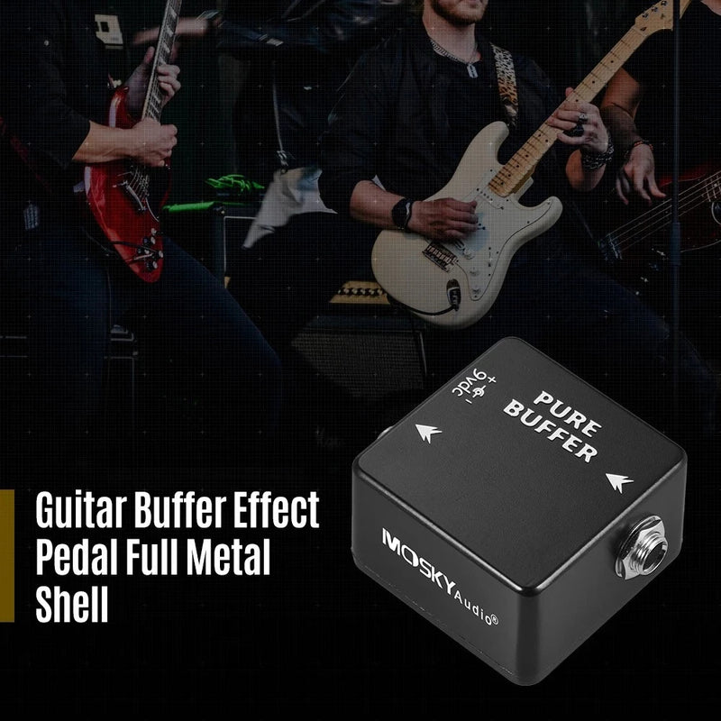 MOSKYAudio PURE BUFFER Guitar Buffer Effect Pedal Full Metal Shell