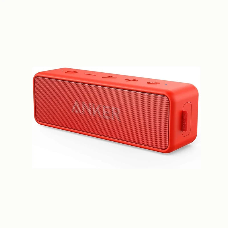 Caixa de som portátil Anker, sem fio Bluetooth com graves melhores, tempo de reprodução de 24 horas, alcance Bluetooth de 66 pés, resistência à água IPX7.