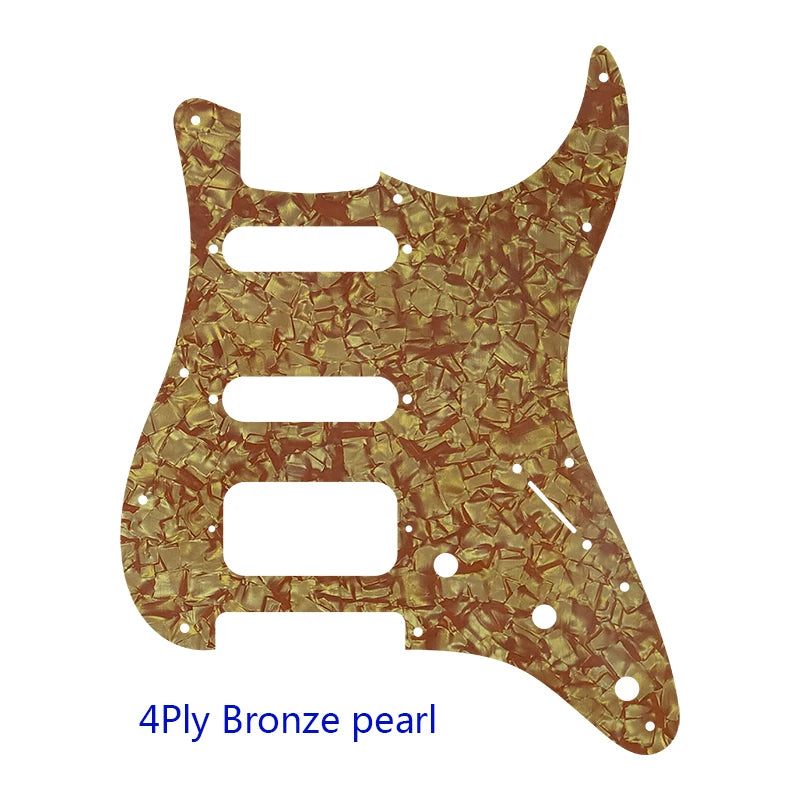 Pickguard para guitarra padrão Strato ST/HSS.