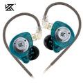 KZ EDX PRO X IEM Fones de ouvido Dynamic Drive HiFi Deep Bass Sound Earbud Sport Music.  Fone de ouvido com cancelamento de ruído e cabo destacável.