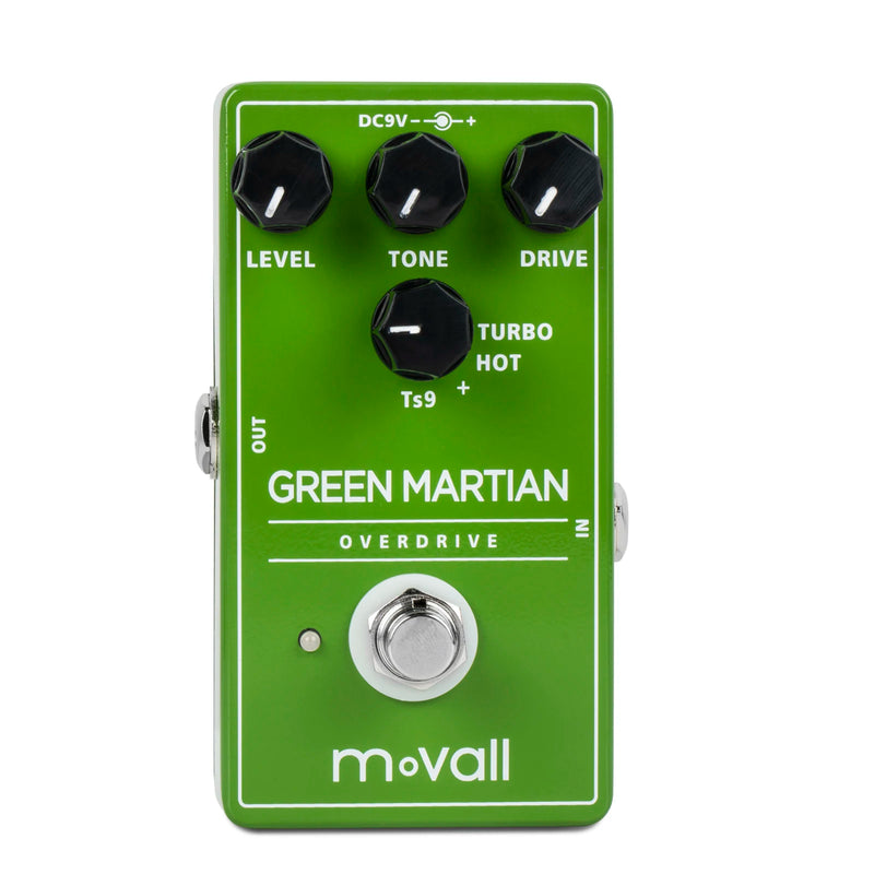 Pedal de efeito Movall MP105 Green Martian Overdrive.