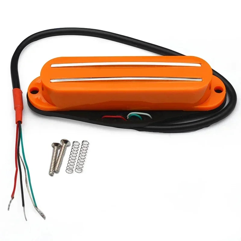 Mini Humbucker Twin Blade Pickup Mini Dual Rail 9K para guitarra.