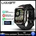 Relógio LAXASFIT 2024. New LED,Bluetooth, monitoramento cardíaco.