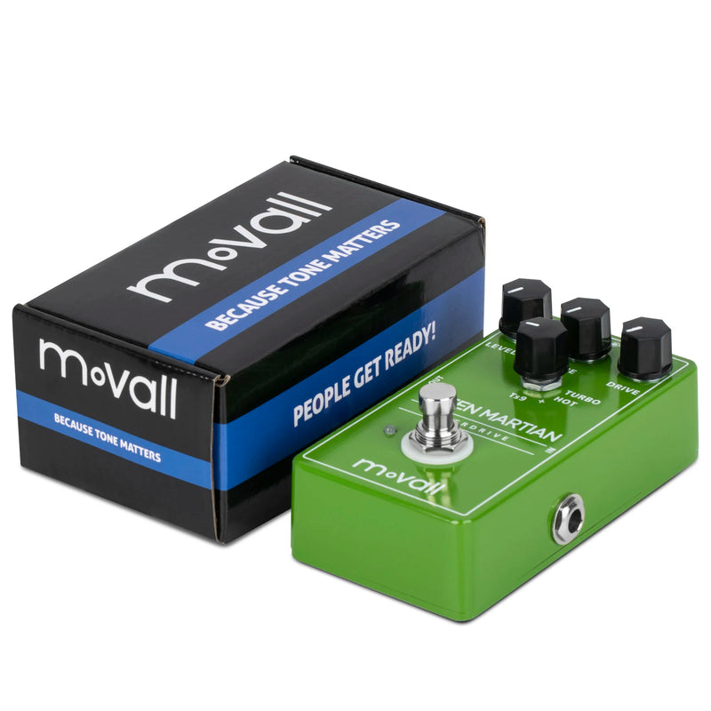 Pedal de efeito Movall MP105 Green Martian Overdrive.