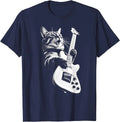 Camiseta Unisex Guitar Cat Music.