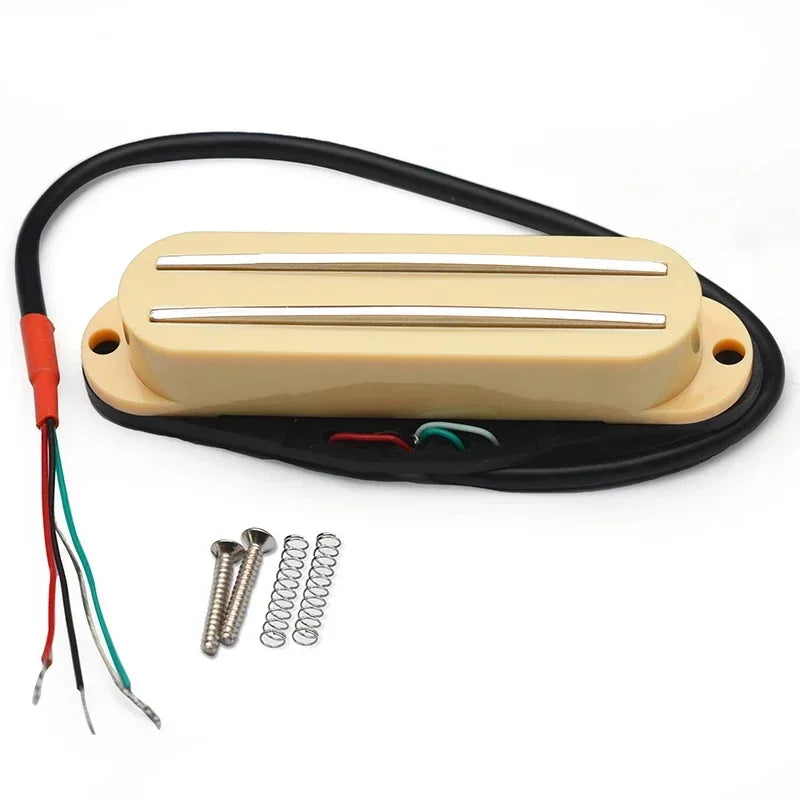 Mini Humbucker Twin Blade Pickup Mini Dual Rail 9K para guitarra.