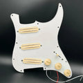 Guitar Pickguard Set Dual Rail Pickups. Estilo ST, 3 peças, mini humbucker 9K.