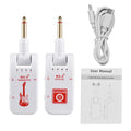 2.4G Wireless Guitar System Rechargeable Guitar Transmitter Receiver Plug Play Real-time Transmission for Electric Guitar Bass