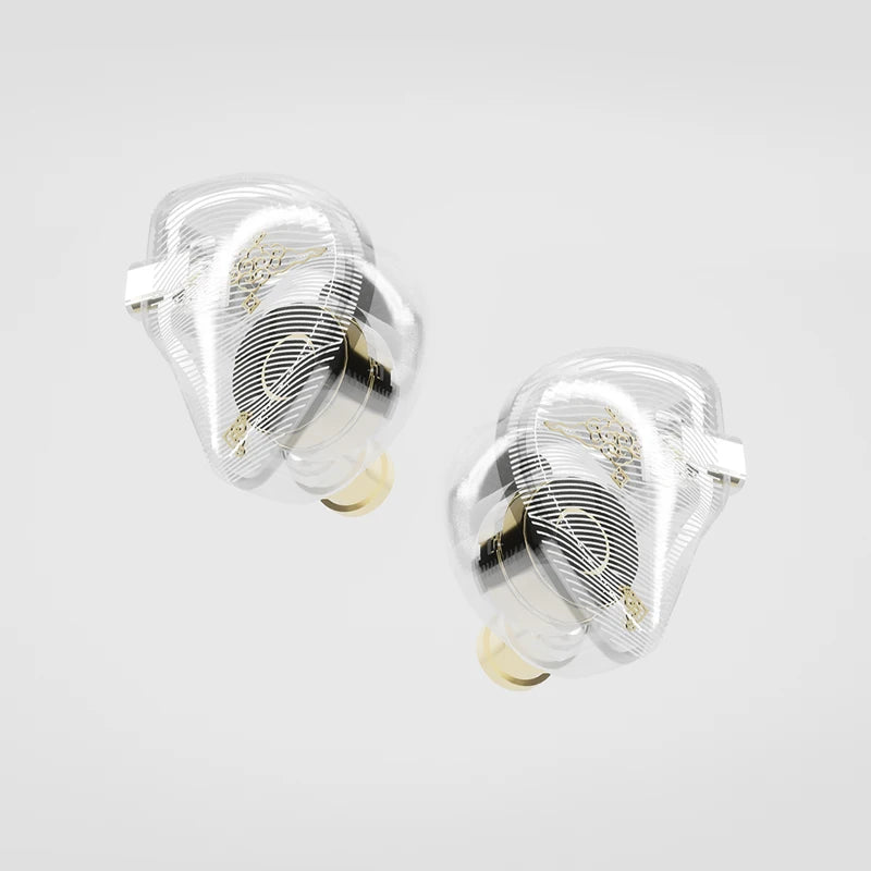 Fone de ouvido para monitoração TANGZU WAN ER SG HiFi 10mm Dual Cavity Dynamic Driver IEM.  In Ear Fone.