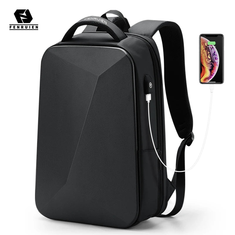 Mochila Anti-roubo Fenruien. À Prova D'Água Carregamento USB.