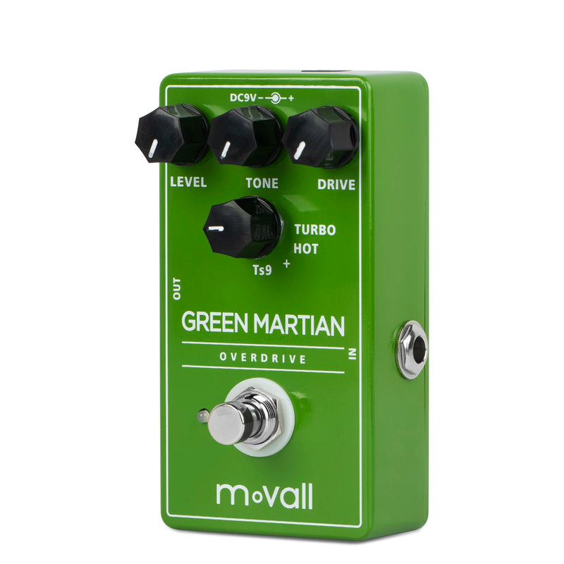 Pedal de efeito Movall MP105 Green Martian Overdrive.