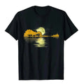 Camiseta Unisex Guitar Lake Shadow Love Guitar.