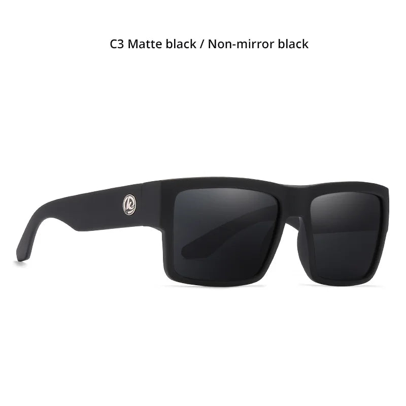 Óculos masculino KDEAM Classic Square Polarized Sports. Proteção Uv 400.