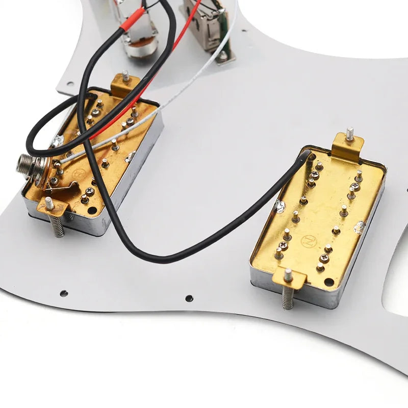 Captadores para guitarra. Set completo. Pickguard de divisão de bobina Push-Pull com dois pré-cabeamentos ST, HH, 7,5K, 15K.