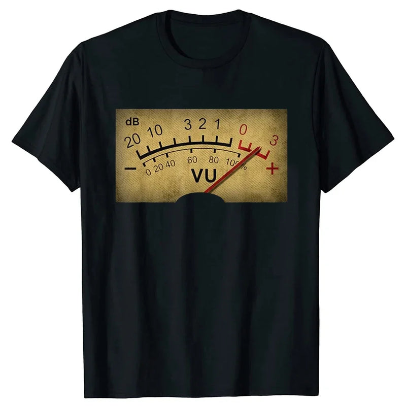 Camiseta VU Meter Sound Engineer. Unisex.