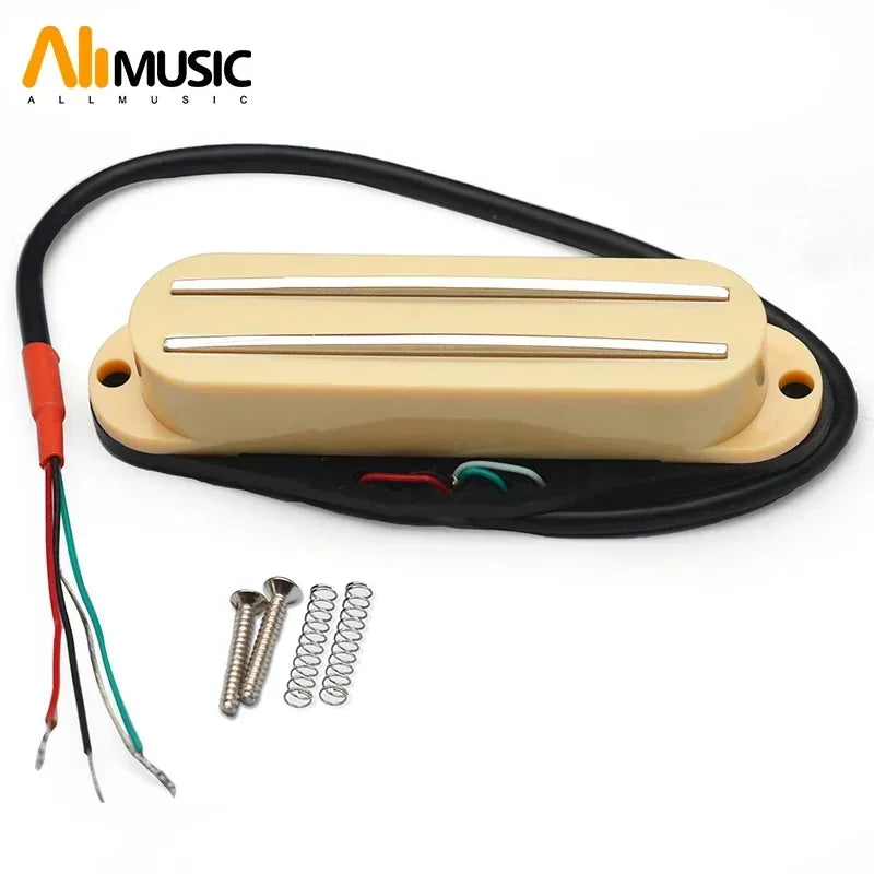 Mini Humbucker Twin Blade Pickup Mini Dual Rail 9K para guitarra.